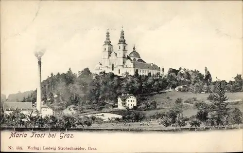 Ak Dobrá Voda Maria Trost Brünnl Südböhmen, Kathedrale