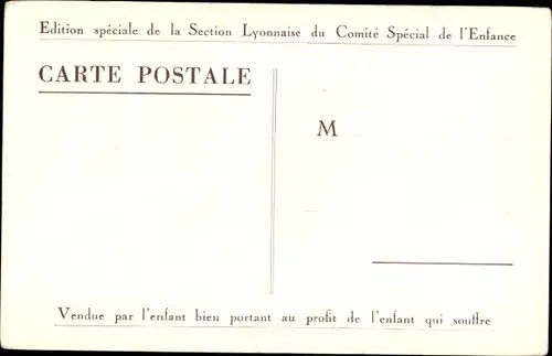 Ak Section Lyonnaise du Comite Special de l'Enfance, enfants