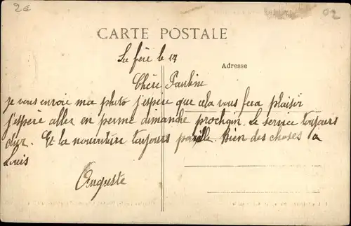 Ak La Fère Aisne, Kaserne Drouot