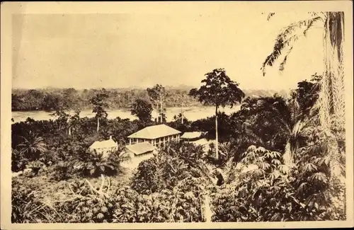 Ak Lambaréné Gabun, L'Ogooué et la maison des Soeurs