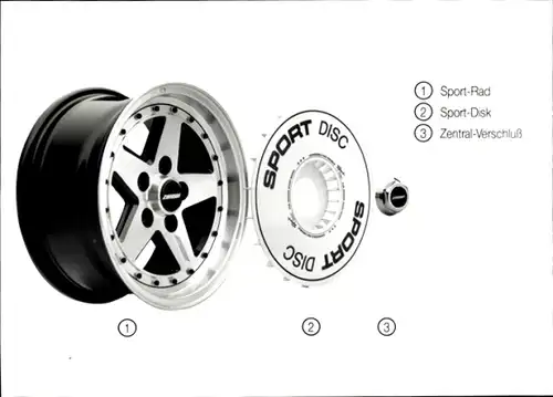 Foto Autoteile, Sport-Rad, Sport-Disk, Zentral-Verschluss, Zender