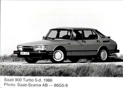 Foto Auto, Saab 900 Turbo 5-d, 1986