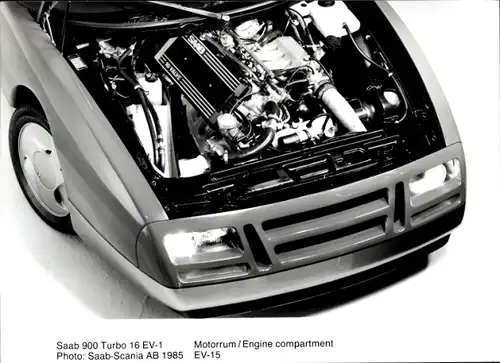 Foto Auto, Saab 900 Turbo, Motor, 1985
