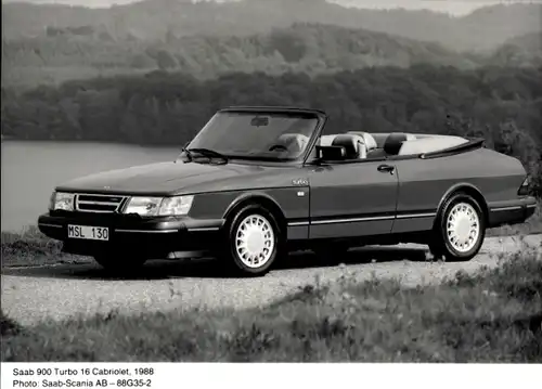 Foto Auto, Saab 900 Turbo 16 Cabriolet, 1988