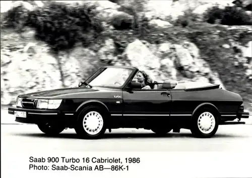 Foto Auto, Saab 900 Turbo 16 Cabriolet, 1986