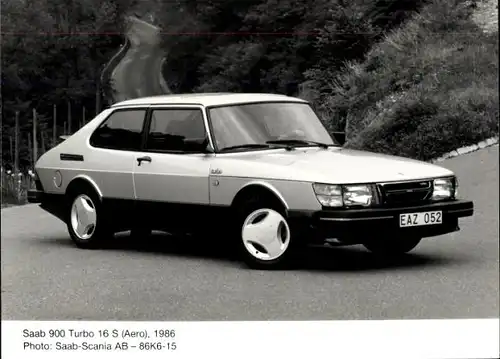 Foto Auto, Saab 900 Turbo 16S, 1986