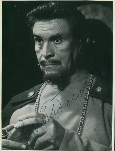 Foto Schauspieler Ernst Deutsch, Portrait, Autogramm