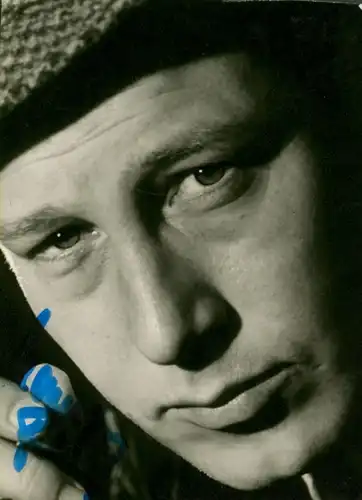 Foto Schauspieler Hansjörg Felmy, Portrait, Autogramm