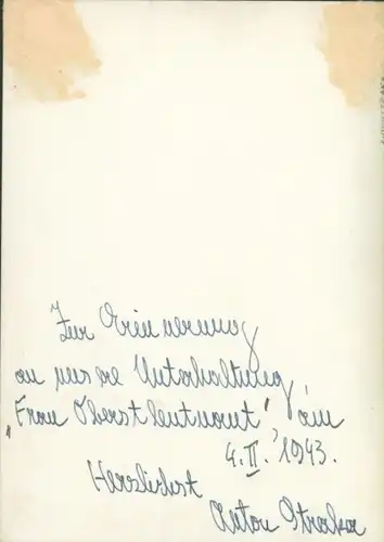 Foto Schauspieler Anton Straka, Theaterszene, Autogramm