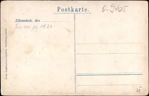 Ak Eibenstock im Erzgebirge Sachsen, Totalansicht vom Adlerfelsen, Rathaus, Schulstraße