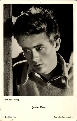 Ak Schauspieler James Dean, Portrait, UFA Film