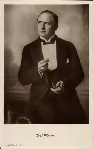 Ak Schauspieler Olaf Fönss, Portrait