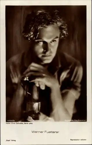 Ak Schauspieler Werner Fuetterer, Portrait