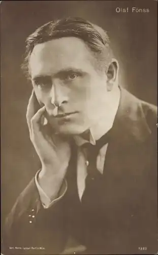 Ak Schauspieler Olaf Fönss, Portrait