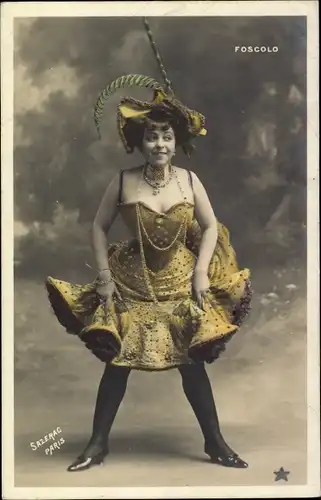 Ak Schauspielerin Fascolo, Portrait