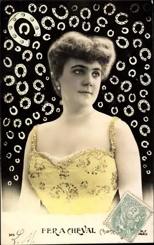 Ak Schauspielerin Feracheval, Portrait