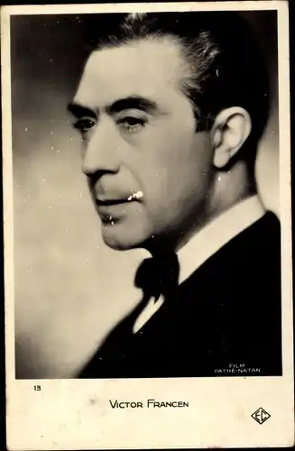 Ak Schauspieler Victor Francen, Portrait