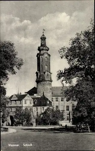 Ak Weimar in Thüringen, Schloss