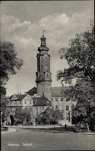 Ak Weimar in Thüringen, Schloss