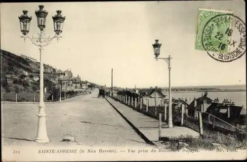 Ak Sainte Adresse Seine Maritime, Nice Havrais, Boulevard Dujayet