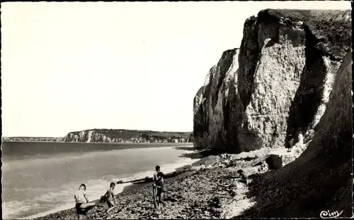 Ak Varengeville sur Mer Seine Maritime, Ailly Beach