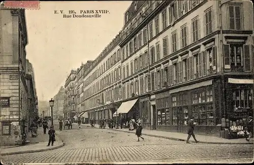 Ak Paris XVIII. Montmartre, Rue Doudeauville