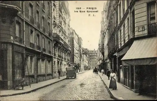 Ak Paris 17. Jahrhundert, La Rue Roussel