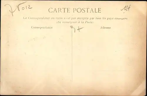 Ak Paris XII Reuilly, Rue de Lyon, Die Seine-Überschwemmung vom 29. Januar 1910