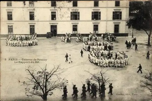 Ak Paris XII Reuilly, Reuilly-Kaserne, Der Bericht von 89
