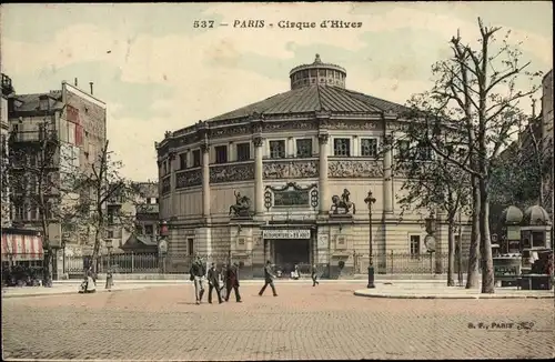 Ak Paris XI, Winterzirkus