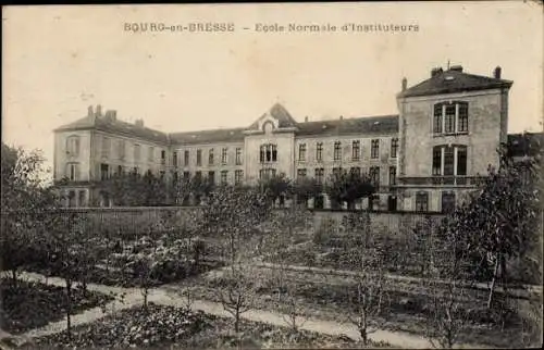 Ak Bourg en Bresse Ain, Normale Lehrerschule