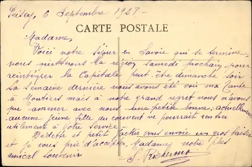 Ak Peisey Nancroix Savoie, Gesamtansicht