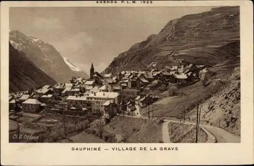 Ak La Grave Hautes Alpes, Dauphiné, Village