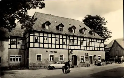 Ak Geising Altenberg Osterzgebirge, HOG Ratskeller