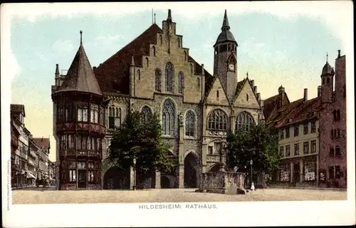 Ak Hildesheim in Niedersachsen, Rathaus