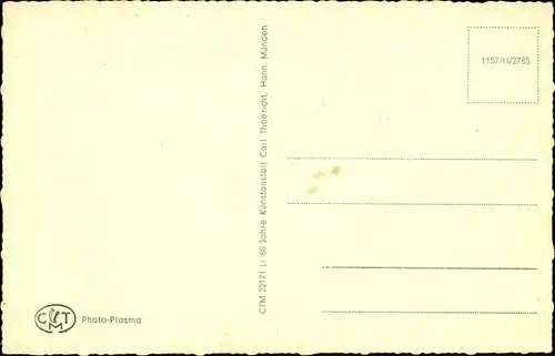 Ak Hann. Münden in Niedersachsen, Weserstein, Schiff