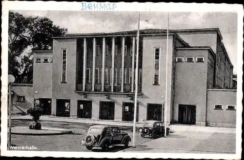 Ak Weimar, Weimarhalle