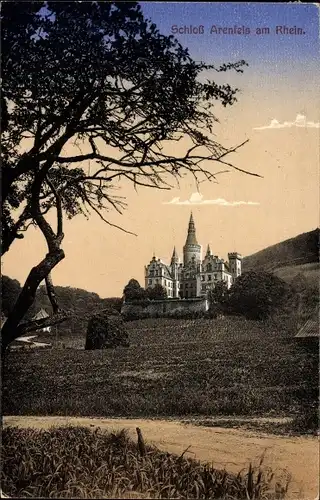 Ak Bad Hönningen am Rhein, Schloss Arenfels