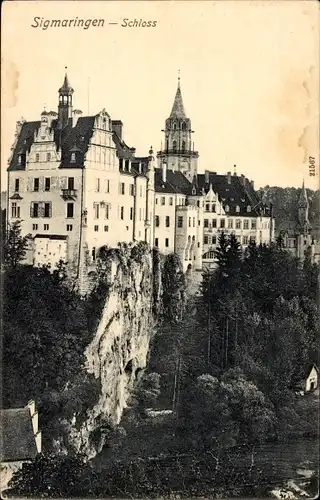 Ak Sigmaringen an der Donau, Schloss