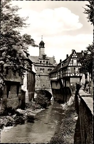 Ak Marktbreit am Main Unterfranken, Maintor, Malerwinkel