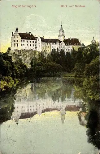 Ak Sigmaringen an der Donau, Schloss