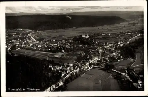 Ak Kranichfeld in Thüringen, Panorama, Fliegeraufnahme