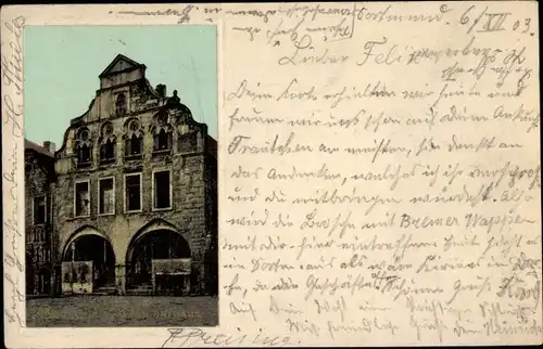 Ak Dortmund im Ruhrgebiet, Rathaus