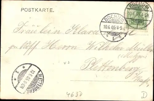 Ak Bochum im Ruhrgebiet, Gesamtansicht