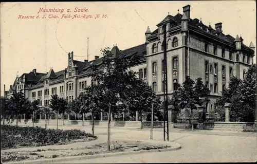 Ak Naumburg an der Saale, Kaserne des 2. Thüringischen Feld Artillerie Regiments Nr. 55