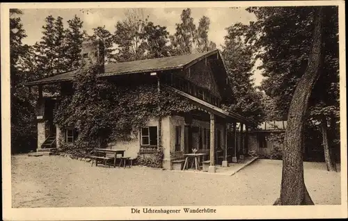 Ak Uchtenhagen Falkenberg in der Mark, Wanderhütte