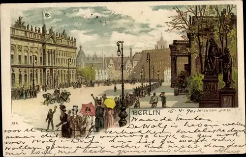 Litho Berlin Mitte, Unter den Linden