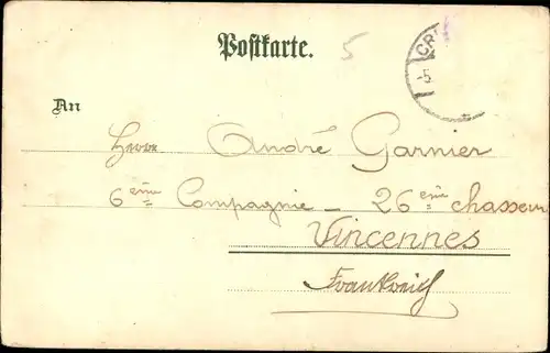 Litho Krefeld am Niederrhein, Cornelius Denkmal, Postamt, Ständehaus, Webeschule