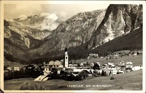 Ak Cortina d'Ampezzo Veneto, Cortina do Miramonti