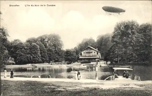 Ak Brüssel Brüssel, Insel Bois de la Cambre